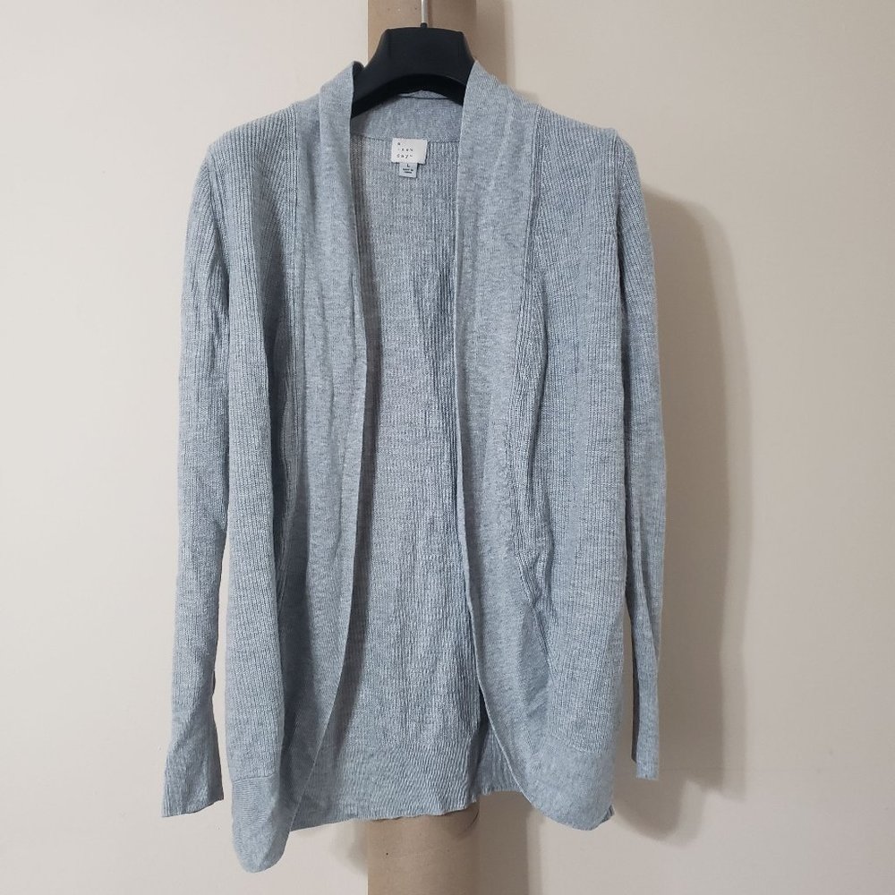 a new day (Target) Grey Open Cardigan Sweater